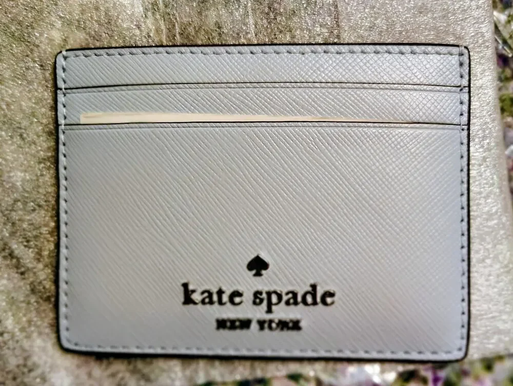 Kate Spade Card Holder Light Blue NWT
